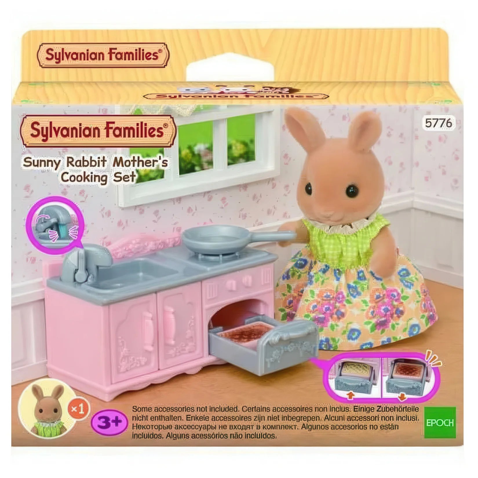 Sylvanian Families Sunny Rabbit Mother's Cooking Set