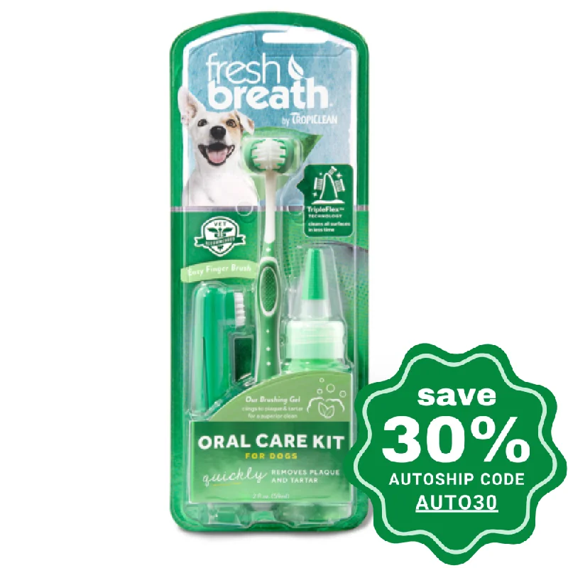 Tropiclean - Oral Care Kit For Medium/Large Dogs - 2OZ