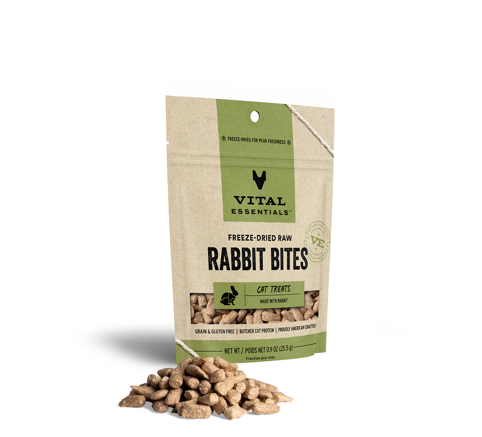 Vital Essentials - Cat Treat - Rabbit Bites