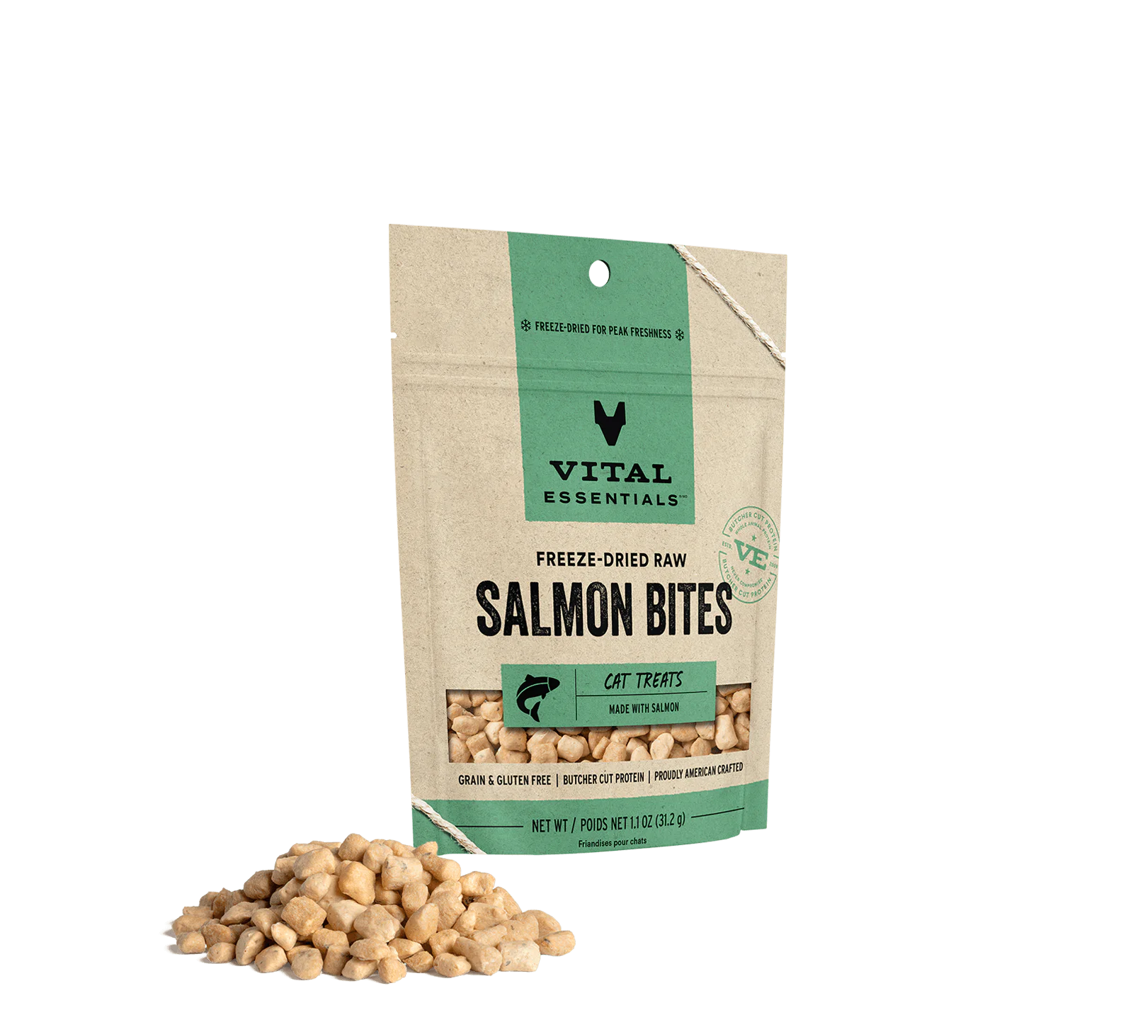 Vital Essentials - Cat Treat - Salmon Bites