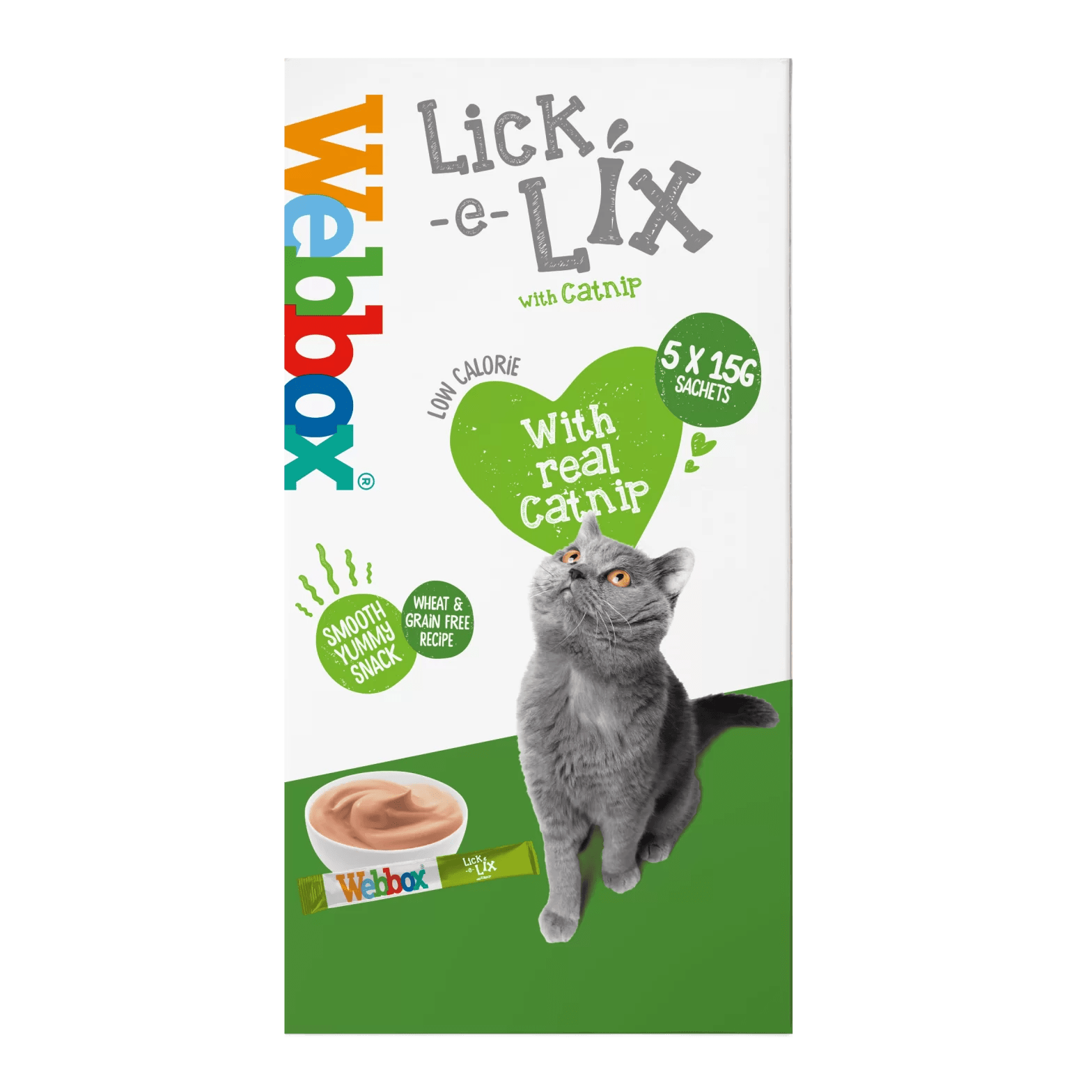 WEBBOX Lick-E-Lix with Catnip 5pcs