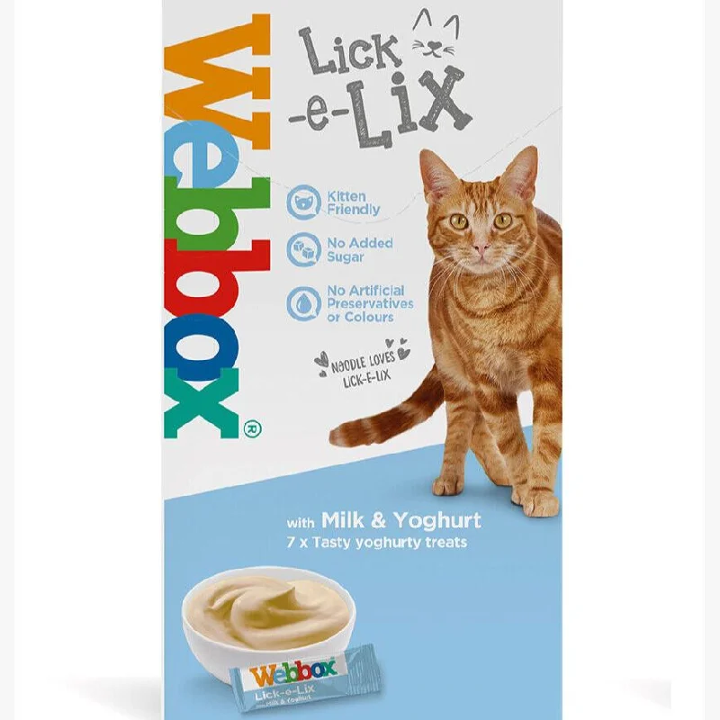 WEBBOX Lick-E-Lix with Milk and Yoghurt 7pcs