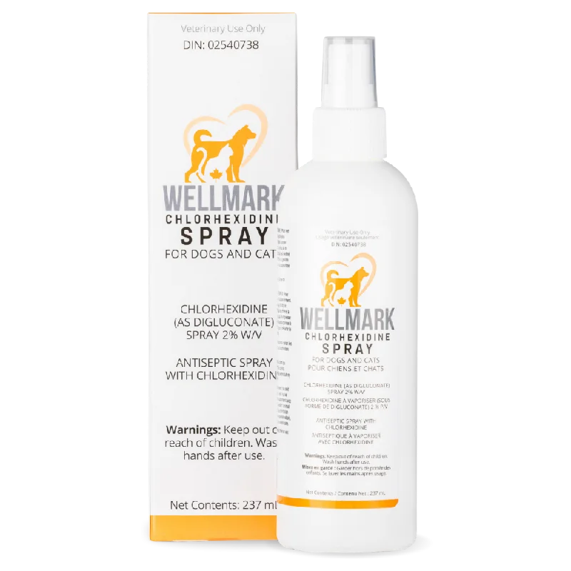 Wellmark Chlorhexidine Spray for Dogs & Cats - 237ml