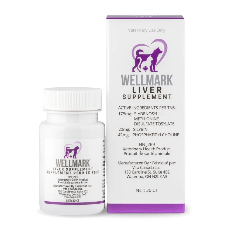 Wellmark Liver Supplement for Dogs & Cats - 30 tablets