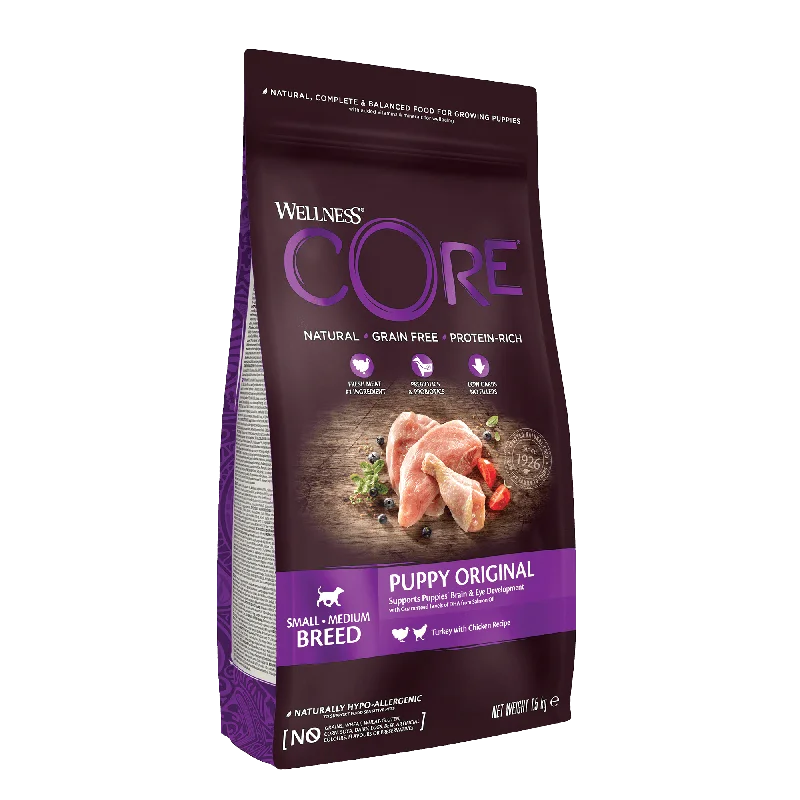 WELLNESS CORE Dog Puppy Small to Medium Breed Original Turkey with Chicken