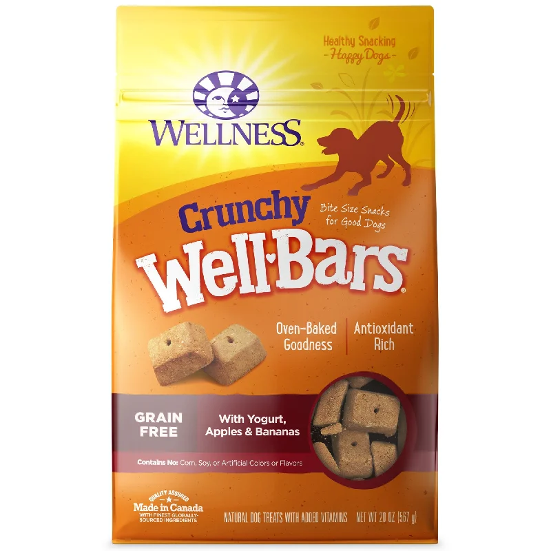 Wellness WellBars Yogurt, Apples & Bananas Dog Treats