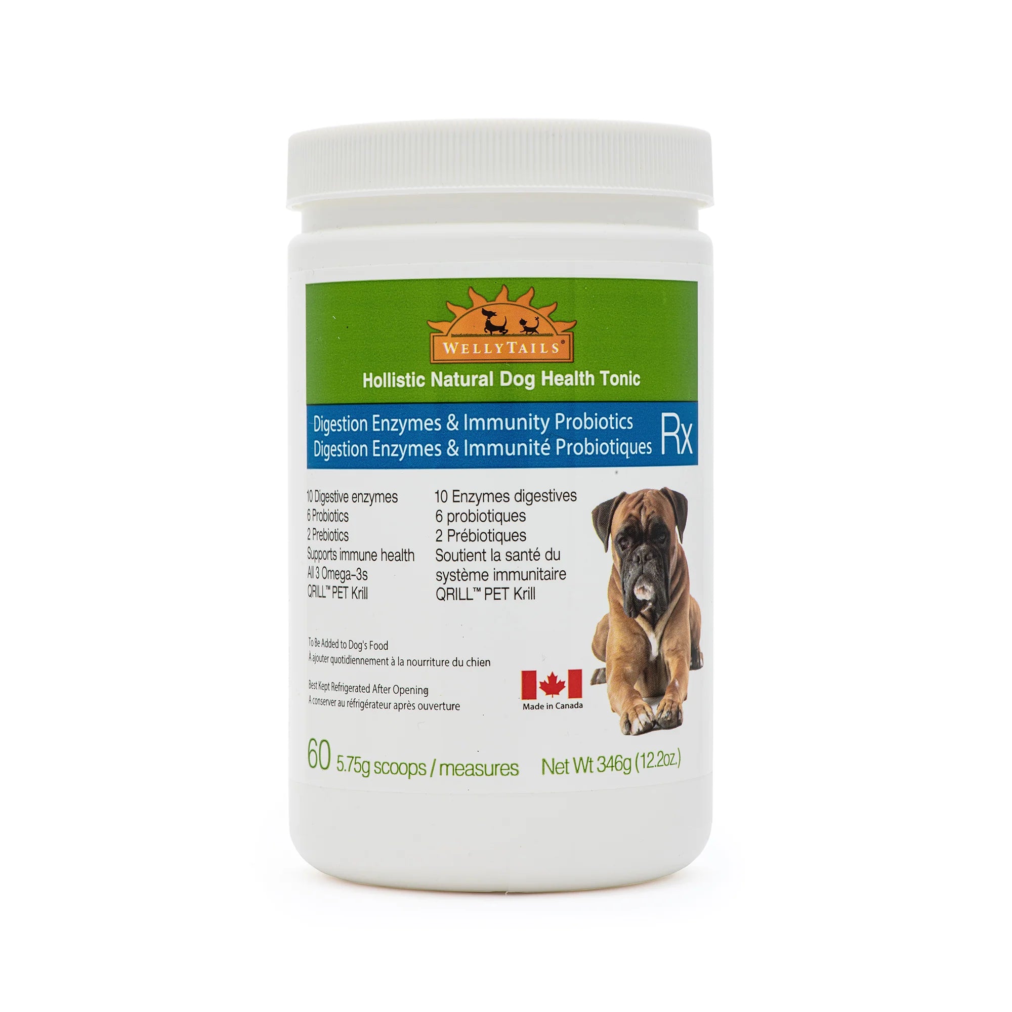 Welly Tails - Digestion Enzymes & Immunity Probiotics Dog Rx