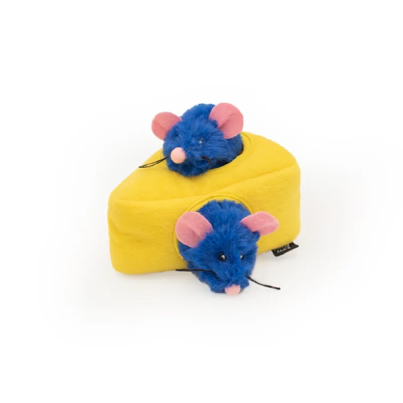 ZippyClaws Burrow-Mice 'n Cheese Cat Toy Small